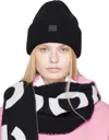 Acne Studios Women Kansy Knit Hat In 900 Black