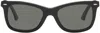 Acne Studios Logo-detail Square-frame Sunglasses In Black