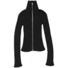 Acne Studios Zip-up Cardigan In Black