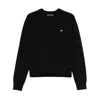 Acne Studios Mens Black Cotton Crew Sweatshirt In Black