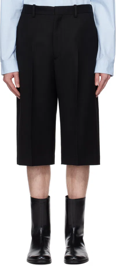 Acne Studios Black Tailored Shorts In 900 Black