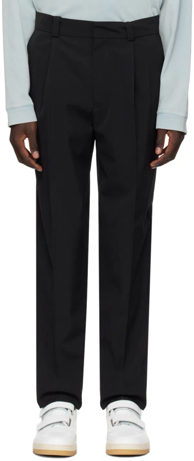 Acne Studios Black Tailored Trousers In 900 Black