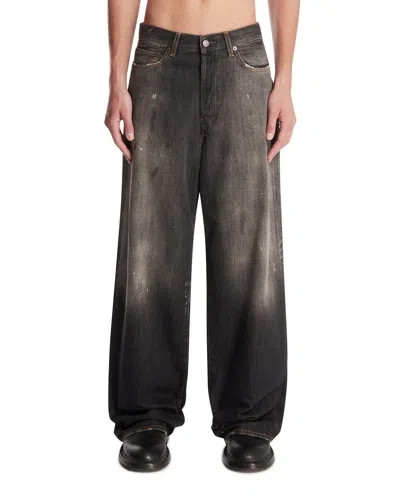 Acne Studios Black Trafalgar Wash 1981 Jeans In Gray