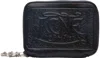Acne Studios Black Viking Wallet In 900 Black