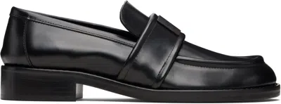 Acne Studios Black Vintage Leather Loafers