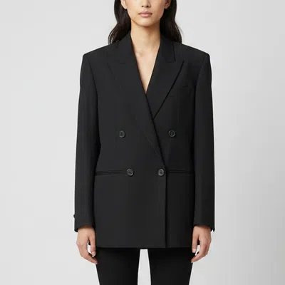Pre-owned Acne Studios Black Wool Blend Double Breasted Tailored Jacket S