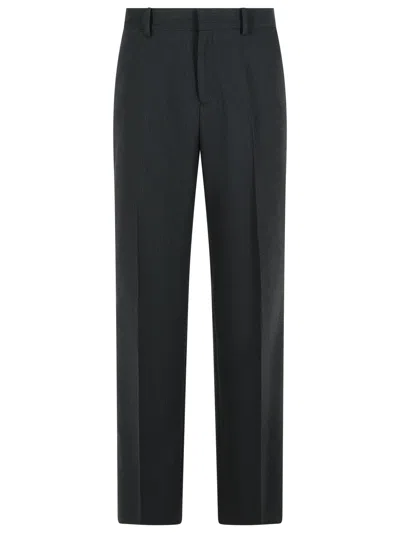 Acne Studios Black Wool Blend Pants Men