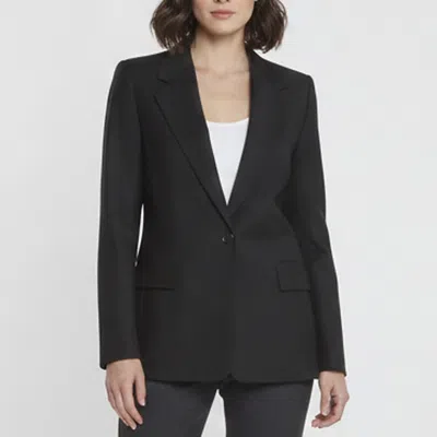 Pre-owned Acne Studios Black Wool Blend Single Breasted Blazer Xs