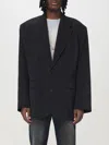 Acne Studios Navy Single-breasted Blazer In Schwarz