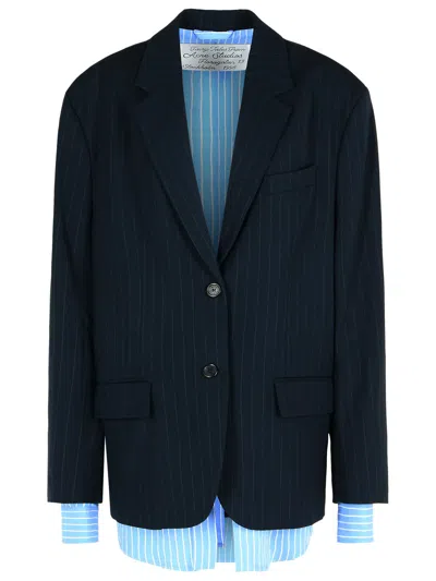 ACNE STUDIOS ACNE STUDIOS BLAZER IN BLACK VISCOSE WOMEN