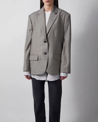 Acne Studios Blazer Layered Suit In Gold