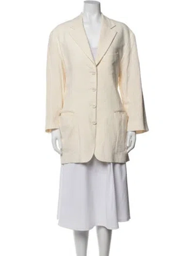 Pre-owned Acne Studios Blazer In Neutrals