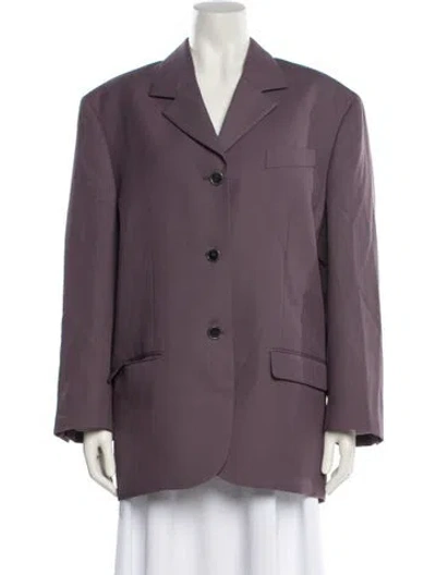 Pre-owned Acne Studios Blazer In Purple
