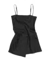 Acne Studios Black Strap Tank Top In Black