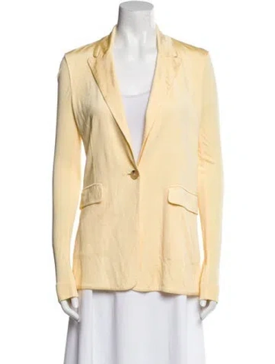 Pre-owned Acne Studios Blazer In Yellow