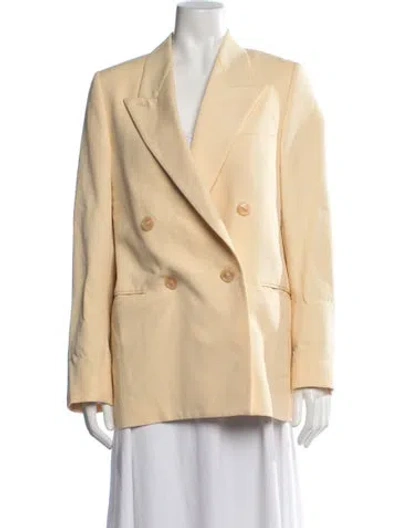 Pre-owned Acne Studios Blazer In Yellow