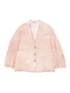 Acne Studios Single-breasted Blazer In Light Pink