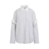 Acne Studios Button-up Layered Shirt In White