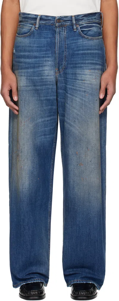 Acne Studios ブルー 1981 ルーズフィット ジーンズ