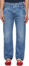 Acne Studios Blue 1996 Regular Fit Jeans In Blue
