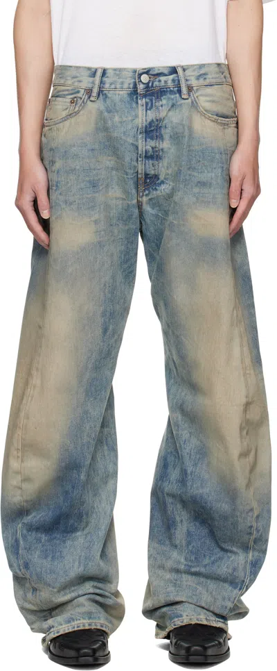 Acne Studios Blue 2006m Goldmine Jeans In Multi
