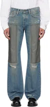Acne Studios Blue 2010 Regular Fit Jeans In Blue