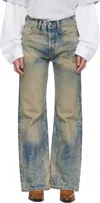 Acne Studios Blue 2021f Regular Fit Jeans In Multi