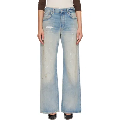 Acne Studios Blue 2021f Regular Fit Jeans In 228 Light Blue