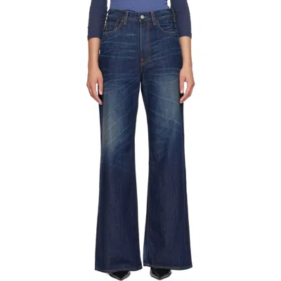 Acne Studios Blue 2022f Regular Fit Jeans In 838 Dark Blue