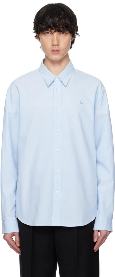 Acne Studios Blue Button-up Shirt In 228 Light Blue
