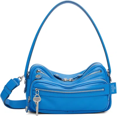 Acne Studios Blue Camero Party Shoulder Bag
