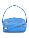 Acne Studios Camero Party Small Leather Shoulder Bag In Blue