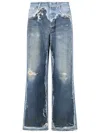 Acne Studios Trompe L Oeil 1981 Jeans In Blue