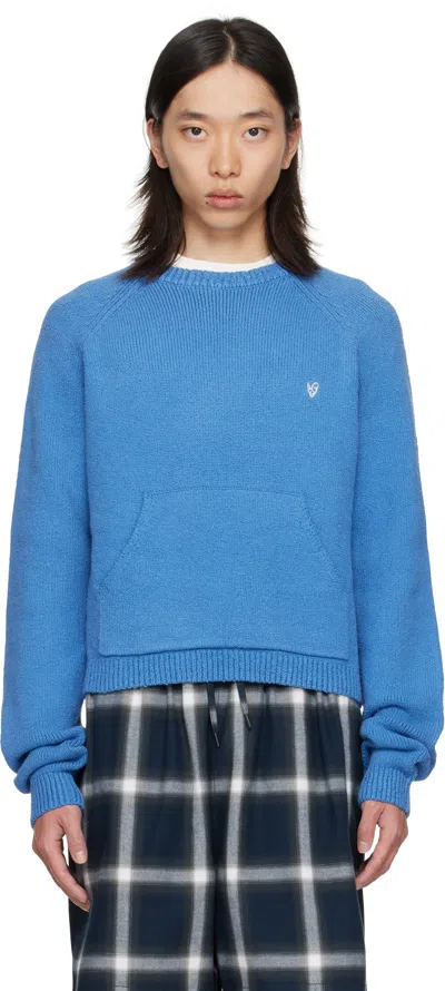 Acne Studios Blue Crewneck Sweater