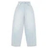 Acne Studios Picko Bonded Denim Baggy Jeans In Blue