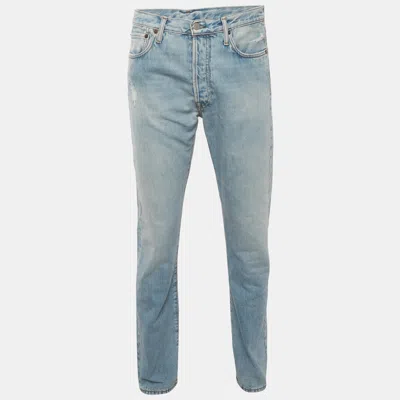Pre-owned Acne Studios Blue Denim Regular Fit Jeans L/waist 32"