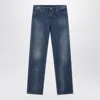 Acne Studios Denim Trousers Five-pocket Design In Blue