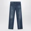 Acne Studios Denim Trousers Five-pocket Design In Blue