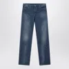 Acne Studios Blue Denim Trousers Women In Blue