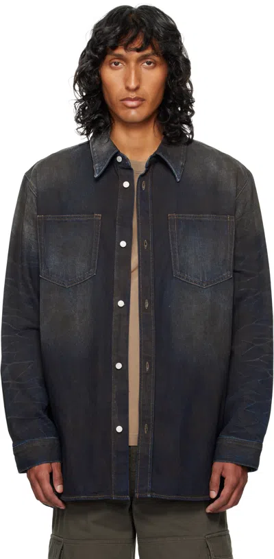 Acne Studios Blue Faded Denim Shirt