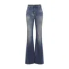 Acne Studios Blue Flared Jeans In Blue