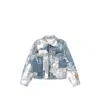 Acne Studios Long Sleeve Denim Jacket In Blue