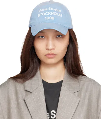 Acne Studios Blue Logo Cap