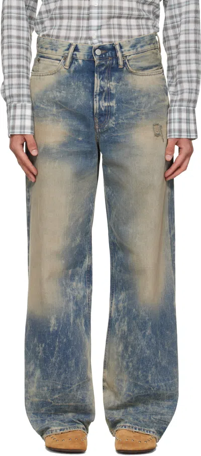 Acne Studios Blue Loose Fit 1981 Jeans