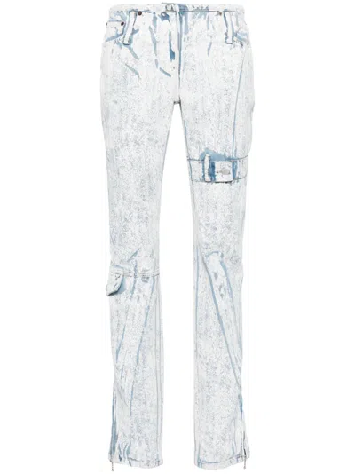 ACNE STUDIOS LOW-RISE SLIM-FIT JEANS - WOMEN'S - COTTON/POLYESTER