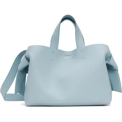 Acne Studios Blue Musubi Tote In Aat Dusty Blue