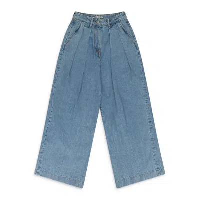 Acne Studios Blue Pakita Denim Wide-leg Jeans