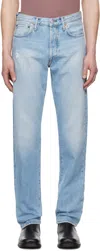 Acne Studios Blue Regular Fit 1996 Jeans In 228 Light Blue
