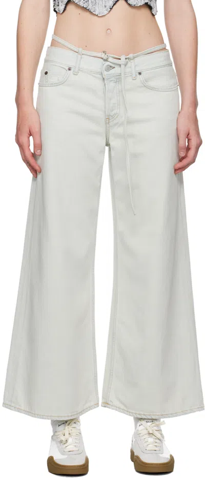 Acne Studios Blue Regular Fit 2004 Jeans In Light Blue