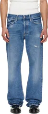 Acne Studios Blue Regular Fit 2010m Jeans In Blue